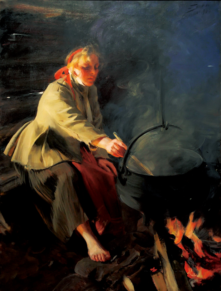  安德斯·莱奥纳德·佐恩 Anders Leonard Zorn —— 佐恩(油画) (1)